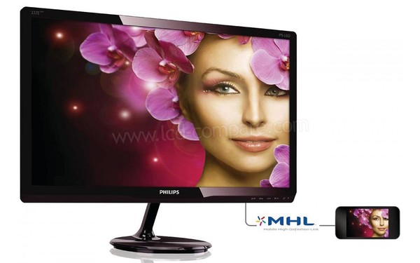 PHILIPS 237E4QHAD - Vue 3/4 gauche