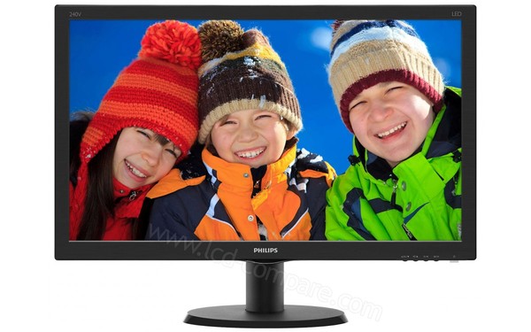 PHILIPS 240V5QDSB - Vue de face