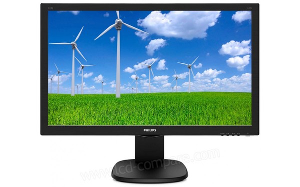 PHILIPS 243S5LHMB - Vue de face