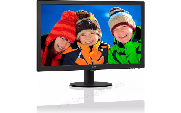 PHILIPS 243V5QHABA - Vue 3/4 gauche