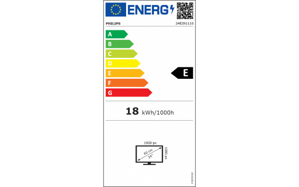 PHILIPS 24E2N1110 - &Eacute;tiquette &eacute;nergie v2