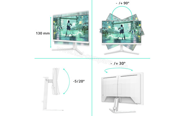 PHILIPS 24M2N3201P - Multi-vues