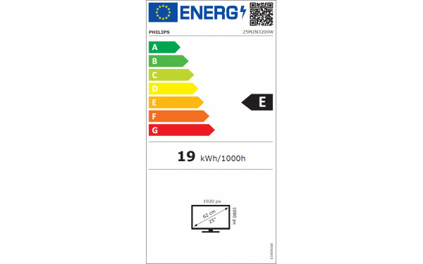 PHILIPS 25M2N3200W - &Eacute;tiquette &eacute;nergie v2