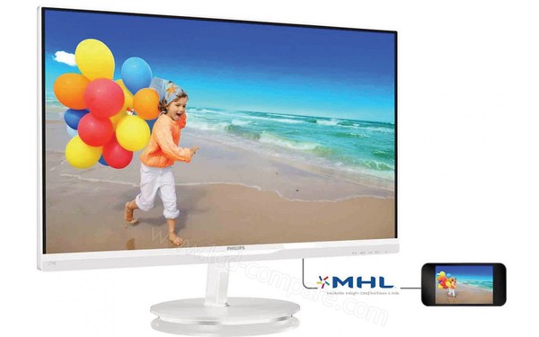 PHILIPS 274E5QHAW - Vue 3/4 gauche