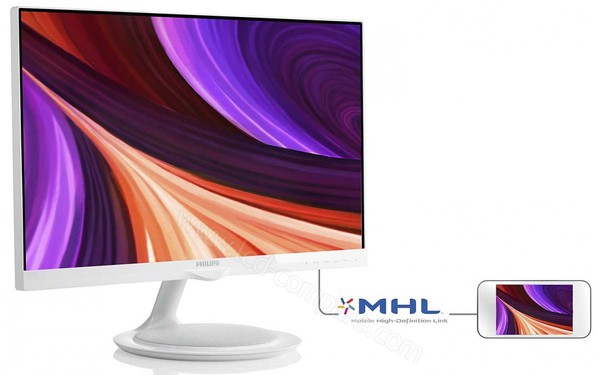 PHILIPS 275C5QHAW - Vue 3/4 gauche