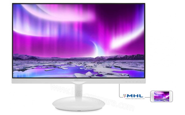 PHILIPS 275C5QHGSW Ambiglow - Vue de face