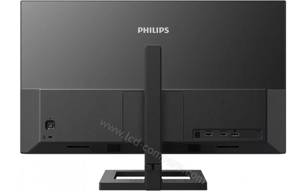 PHILIPS 275E2FAE - Vue de l'arri&egrave;re en position basse