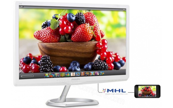 PHILIPS 276E6ADSS - Vue 3/4 gauche