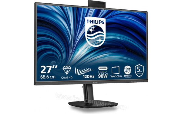 PHILIPS 27B2U3601H - Vue 3/4 gauche