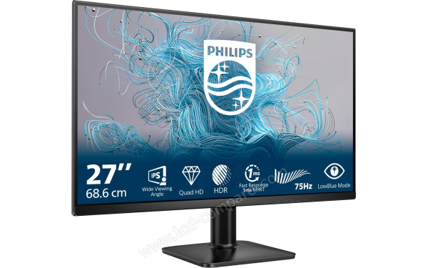 PHILIPS 27E2N1590L - Vue 3/4 gauche