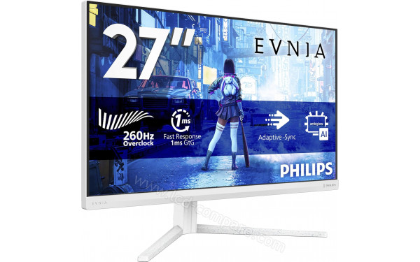 PHILIPS 27M2N5201P - Vue 3/4 gauche