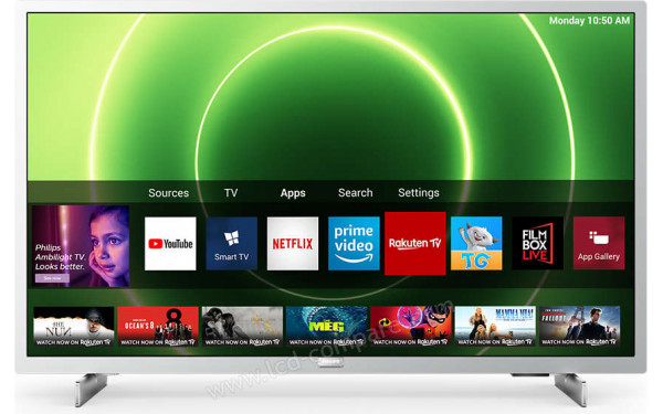 PHILIPS 32PFS6855 - Vue de face interface Saphi