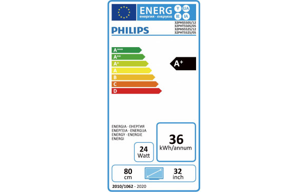 PHILIPS 32PHS5505 - &Eacute;tiquette &eacute;nergie