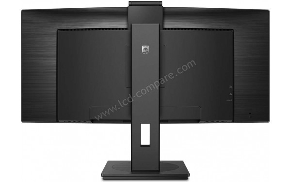 PHILIPS 346P1CRH - Vue de l'arri&egrave;re en position basse