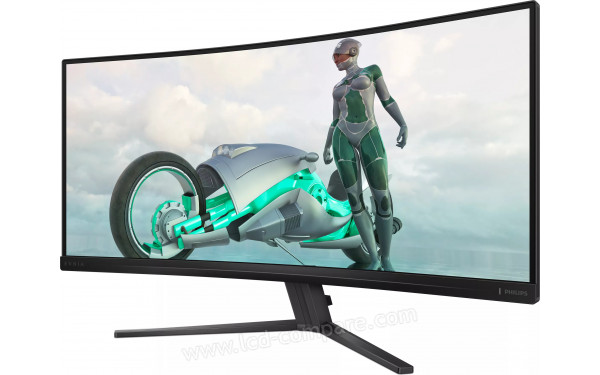 PHILIPS 34M2C3500L - Vue 3/4 droite