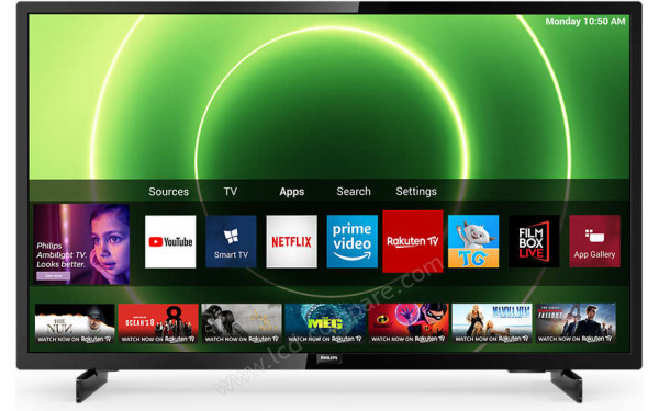 PHILIPS 43PFS6805 - Vue de face interface Saphi