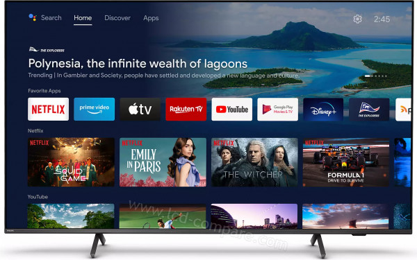 PHILIPS 43PUS8517 - Vue de face Android