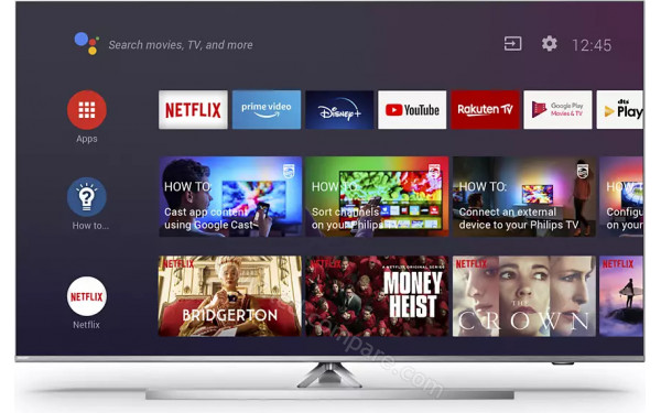 PHILIPS 43PUS8536 - Vue de face Android