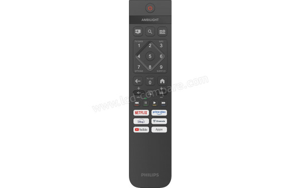 PHILIPS 50PQS8501 - T&eacute;l&eacute;commande