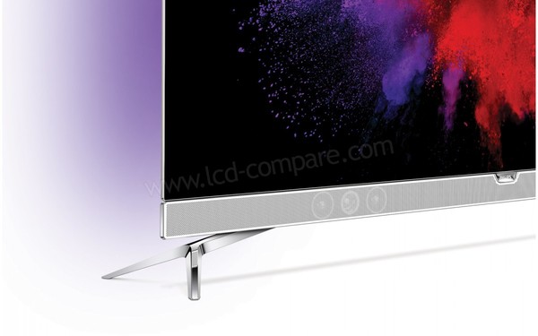 PHILIPS 55POS901F - Zoom sur le coin inf&eacute;rieur gauche