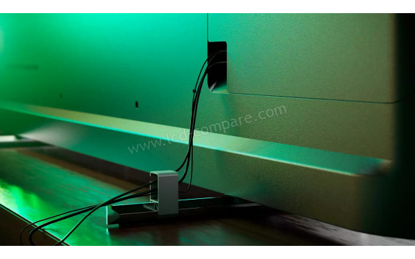 PHILIPS 65OLED706 - Vue de l'arri&egrave;re rangement de c&acirc;bles