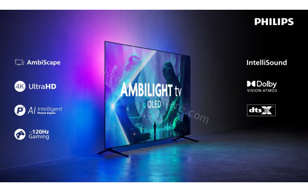 PHILIPS 65OLED801 - Mise en situation