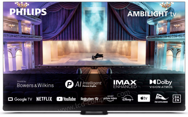 PHILIPS 65OLED908 - Vue de face