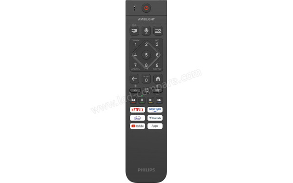 PHILIPS 65PQS8701 - T&eacute;l&eacute;commande