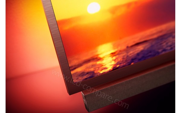 PHILIPS 65PUS8602 - Zoom sur le coin inf&eacute;rieur gauche