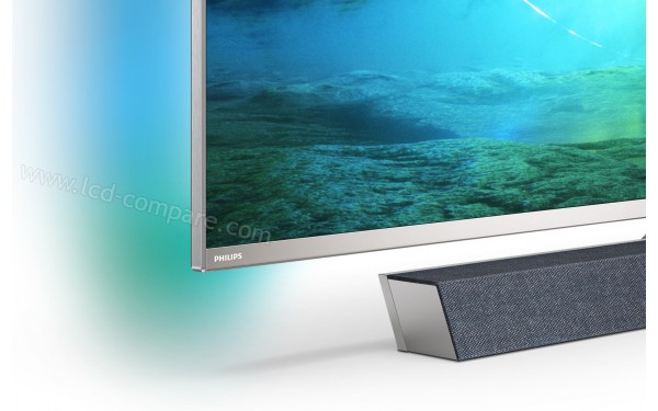 PHILIPS 65PUS9435 - Zoom sur le coin inf&eacute;rieur gauche