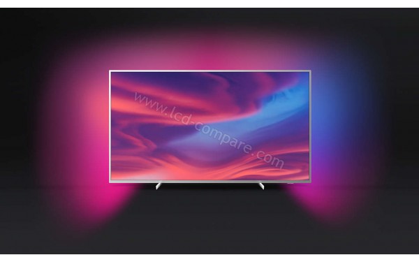 PHILIPS 70PUS7304 - Vue de face avec Ambilight