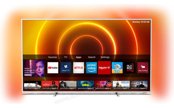 PHILIPS 70PUS7855 - Vue de face interface Saphi