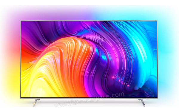 PHILIPS 86PUS8807 - Vue de face Ambilight
