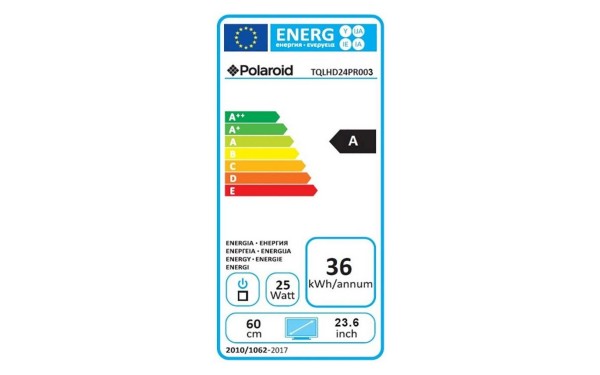 POLAROID TQLED24HD - &Eacute;tiquette &eacute;nergie