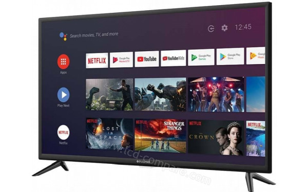 POLAROID TVSAND32HD - Vue 3/4 droite