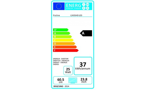 PROLINE L2435FHD - &Eacute;tiquette &eacute;nergie