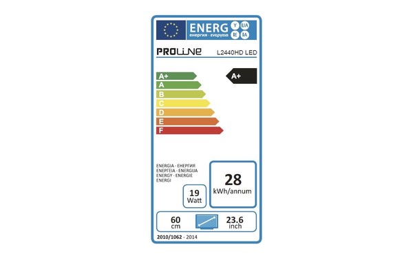 PROLINE L2440HD - &Eacute;tiquette &eacute;nergie