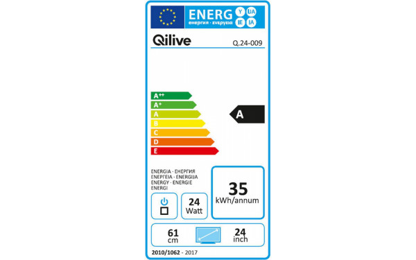 QILIVE Q24-009SMART - &Eacute;tiquette &eacute;nergie