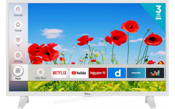 QILIVE Q32HS201W - Vue de face
