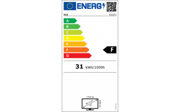 RCA RS32F3-EU - &Eacute;tiquette &eacute;nergie v2