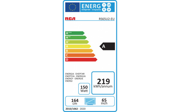 RCA RS65U2-EU - &Eacute;tiquette &eacute;nergie