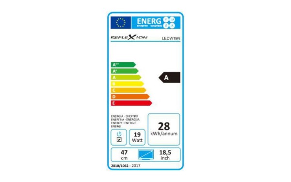 REFLEXION LEDW19N - &Eacute;tiquette &eacute;nergie