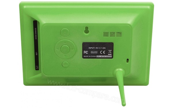 ROLLEI Degas DPF-70 Vert - Vue de l'arri&egrave;re