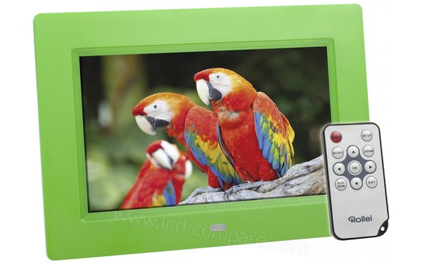 ROLLEI Degas DPF-70 Vert - Vue 3/4 gauche