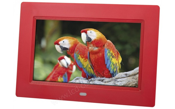 ROLLEI Degas DPF-70 Rouge - Vue 3/4 droite