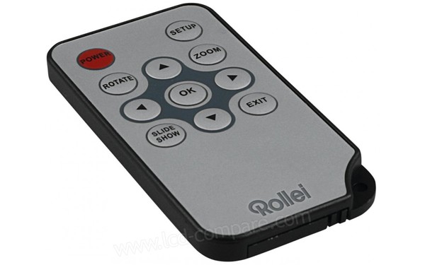 ROLLEI Degas DPF-70 Rouge - T&eacute;l&eacute;commande