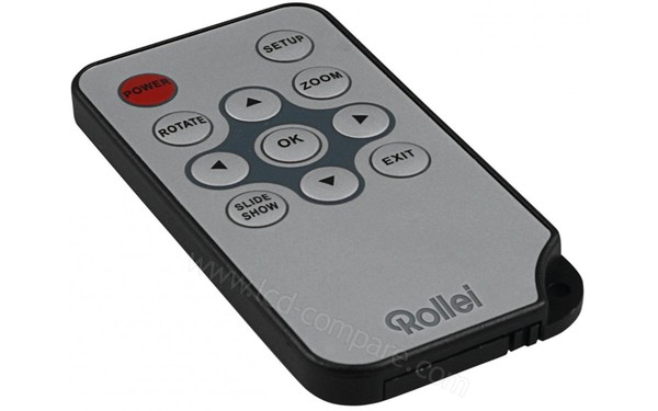 ROLLEI Degas DPF-70 Blanc - T&eacute;l&eacute;commande