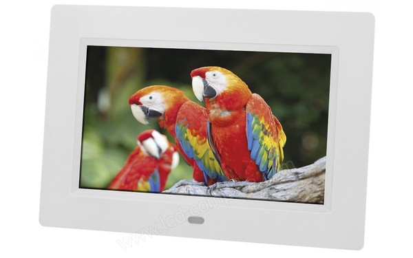 ROLLEI Degas DPF-70 Blanc - Vue 3/4 droite