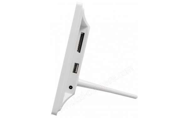 ROLLEI Degas DPF-70 Blanc - Vue de profil