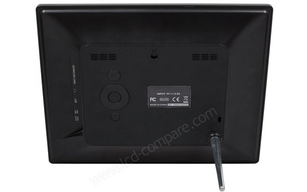 ROLLEI Degas DPF-100 Noir - Vue de l'arri&egrave;re